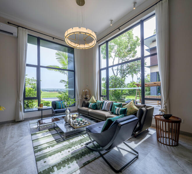 Rumah Kluster untuk Dijual di Forest City (Gelang Patah) - Kyle Das - Living Room - PropertyGuru.com.my