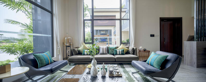 Rumah Kluster untuk Dijual di Forest City (Gelang Patah) - Kyle Das - Living Room - PropertyGuru.com.my