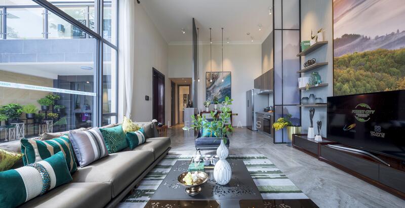 Rumah Kluster untuk Dijual di Forest City (Gelang Patah) - Kyle Das - Living Room - PropertyGuru.com.my