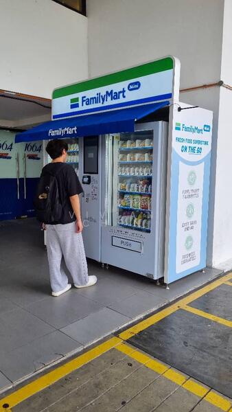 Vendor Machine near Security Guard house