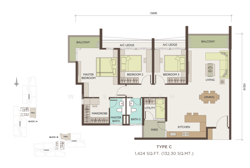 Setia Sky Ville untuk Untuk Dijual - RM 1,260,000, Feb 2026 - Master Bedroom - PropertyGuru.com.my