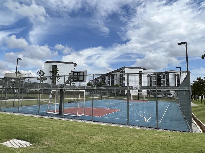 Club house basketball court 