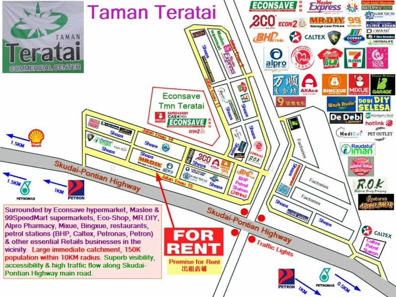 Shop for Rent in Skudai (Johor) - Robbie Tan - Exterior - PropertyGuru.com.my