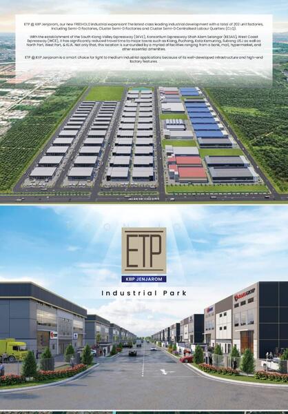 For Rent ETP , KIIP @ Jenajrom