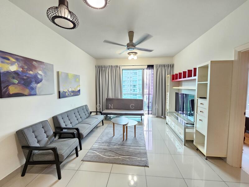 Service Residence for Sale at Solaris Dutamas - Moon Chan - Living Room - PropertyGuru.com.my