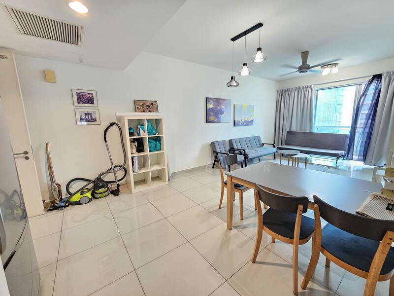 Service Residence for Sale at Solaris Dutamas - Moon Chan - Living Room - PropertyGuru.com.my