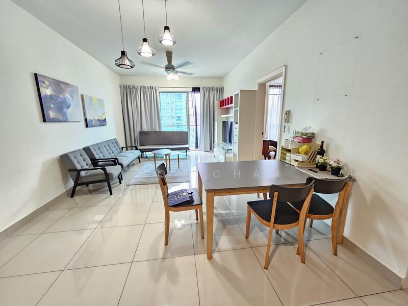 Service Residence for Sale at Solaris Dutamas - Moon Chan - Living Room - PropertyGuru.com.my