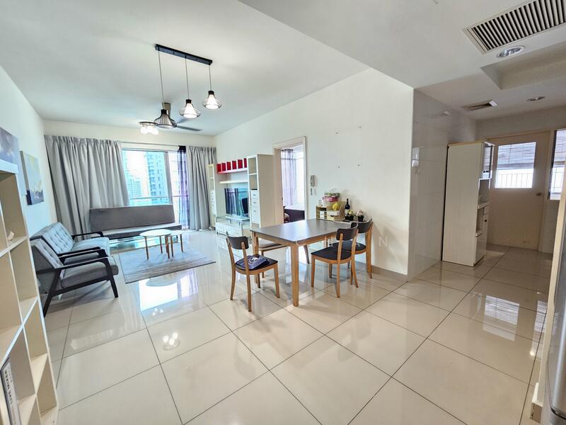 Service Residence for Sale at Solaris Dutamas - Moon Chan - Living Room - PropertyGuru.com.my