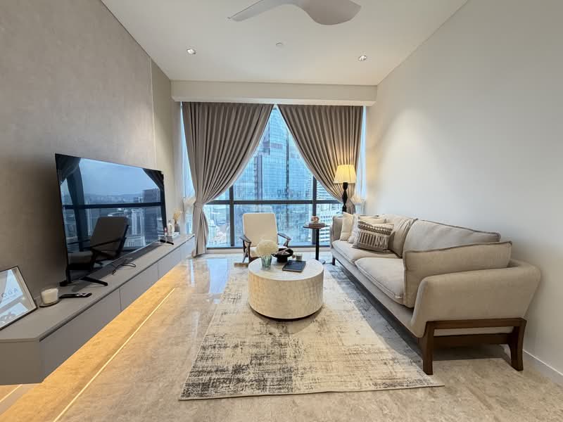 Kediaman Servis untuk Dijual di SO Sofitel Kuala Lumpur Residences - Dexter Lim - Living Room - PropertyGuru.com.my