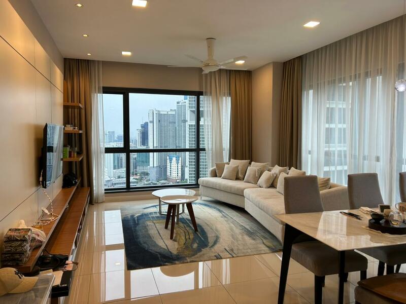 Service Residence for Sale at Aria - Dexter Lim - Living Room - PropertyGuru.com.my