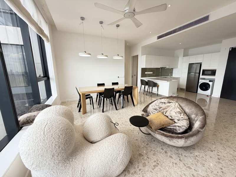 Service Residence for Sale at Pavilion Ceylon Hill - Dexter Lim - Living Room - PropertyGuru.com.my