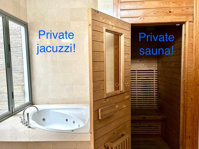 Master bathroom with Sauna!