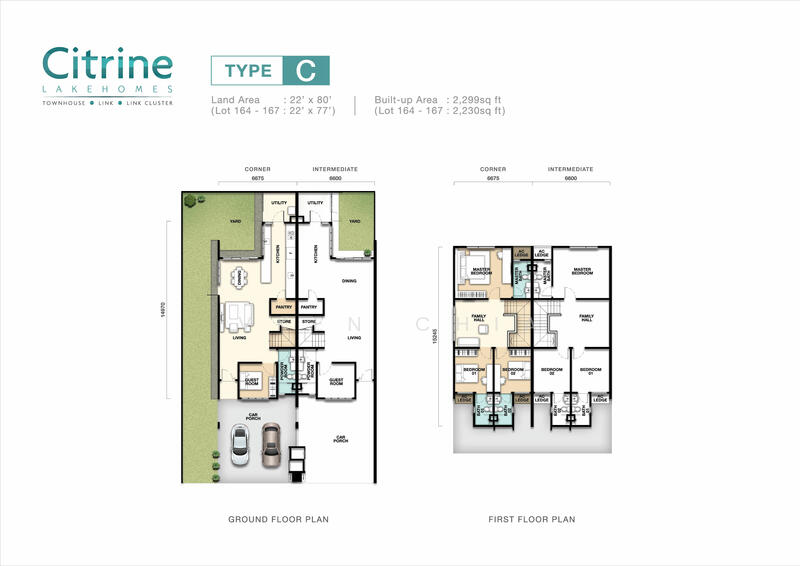 Untuk Dijual Sunway Citrine Lakehomes