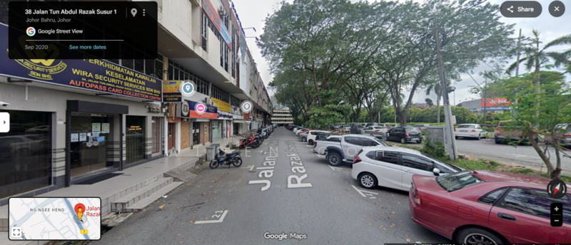 For Rent - Wadihana Jalan Tun Abdul Razak Susur 1 Johor bahru Shop Lot