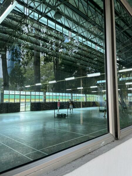 Badminton courts