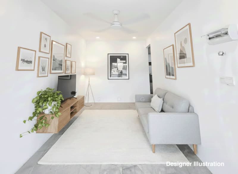 Rumah Teres 1 Tingkat untuk Dijual di Meru (Klang) - HS Ong - Living Room - PropertyGuru.com.my