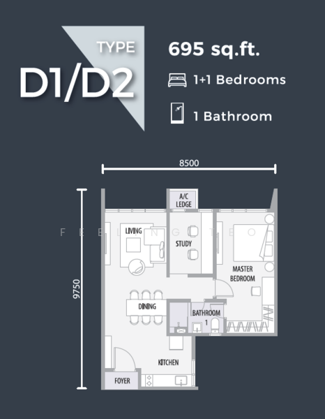 Untuk Dijual Alira @ Metropark Subang