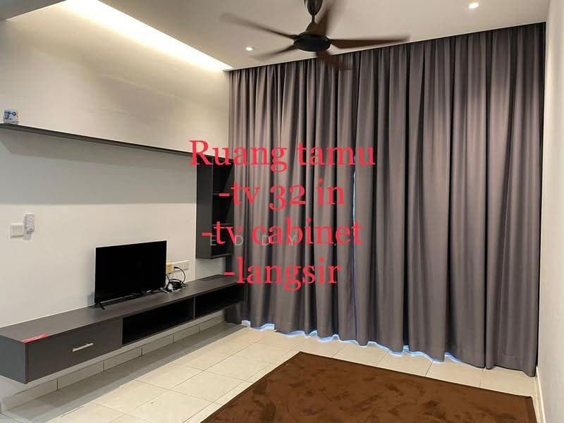 Apartment for Rent at Idaman Abadi - Eddy . - Living Room - PropertyGuru.com.my