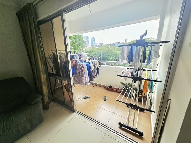 Kondominium untuk Dijual di OBD Garden Tower - Ling Ling - Balcony - PropertyGuru.com.my