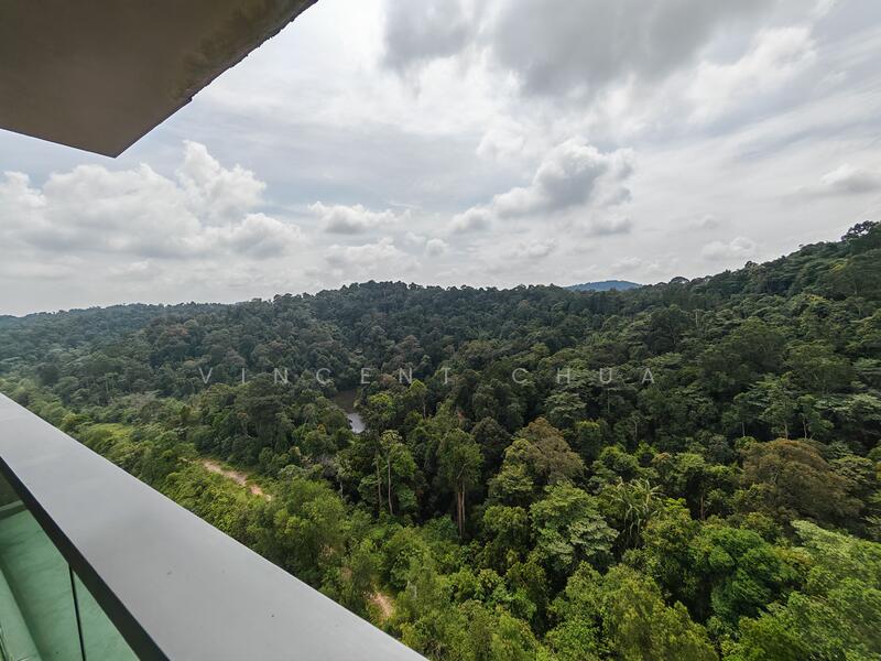 Large Balcony with Greenery View