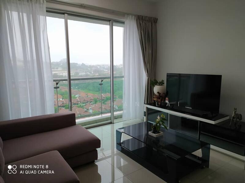 Servis Apartment untuk Dijual di Solaris Dutamas - Ping Han Lai - Living Room - PropertyGuru.com.my