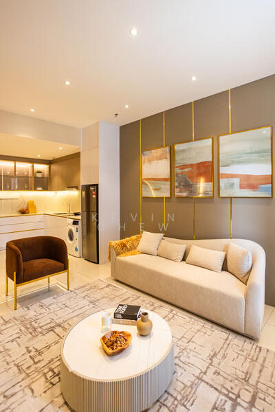 Service Residence for Sale at Golden Crown Residence - Kevin Chew - Living Room - PropertyGuru.com.my