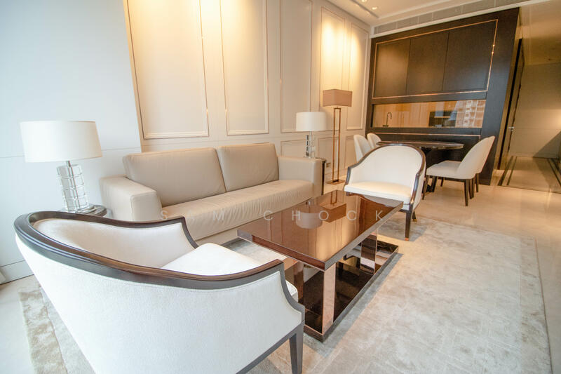 Kediaman Servis untuk Dijual di Pavilion Suites - Sam Chock - Living Room - PropertyGuru.com.my