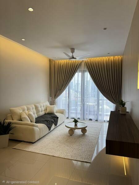 Service Residence for Rent at Sunway Belfield - Geralyn Chionh - Living Room - PropertyGuru.com.my