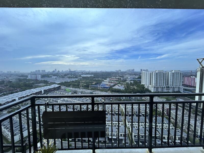 Service Residence for Sale at Country Garden Central Park - Seven Tay - Balcony - PropertyGuru.com.my