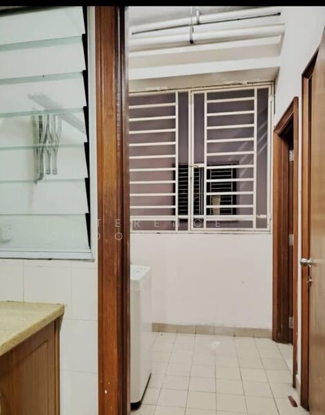 Laundry area, store room and bathroom