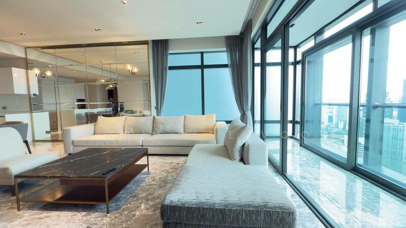 Service Residence for Sale at Four Seasons Place - Christine Voo - Living Room - PropertyGuru.com.my