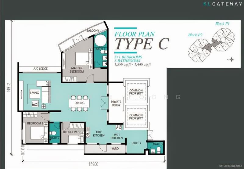 Service Residence for Sale at KL Gateway Premium Residences - Vickie Foong - PropertyGuru.com.my