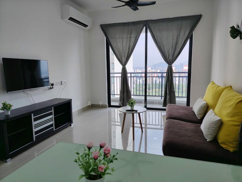 Service Residence for Rent at Baron Residence @ Lake City - Ray Kong - Living Room - PropertyGuru.com.my