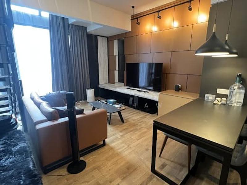 Condominium for Sale at Twy Duplex Condos - Roy Khaw - Living Room - PropertyGuru.com.my