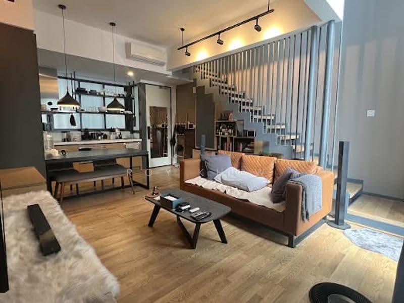 Condominium for Sale at Twy Duplex Condos - Roy Khaw - Living Room - PropertyGuru.com.my