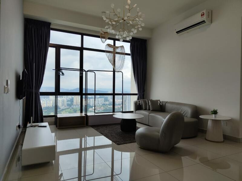 Service Residence for Sale at The Park Sky Residence - Alex Chin - Living Room - PropertyGuru.com.my