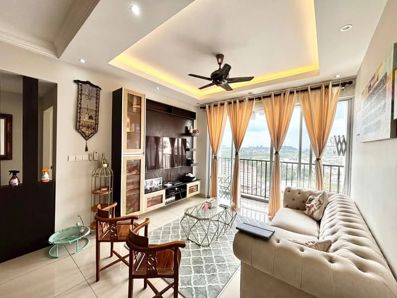 Kondominium untuk Disewa di Simfoni 1 - Chris Lee - Living Room - PropertyGuru.com.my