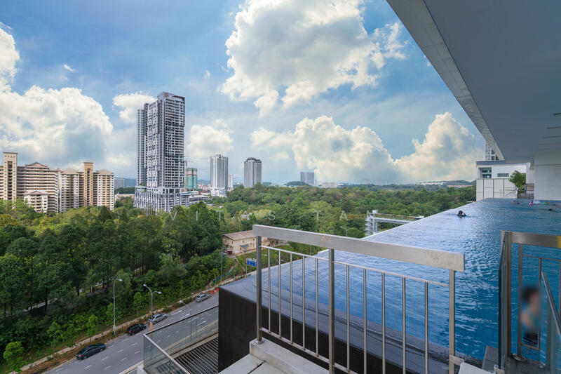The Park Sky Residence untuk Untuk Disewa - RM 3,500 /bulan, Mac 2026 - Balcony - PropertyGuru.com.my