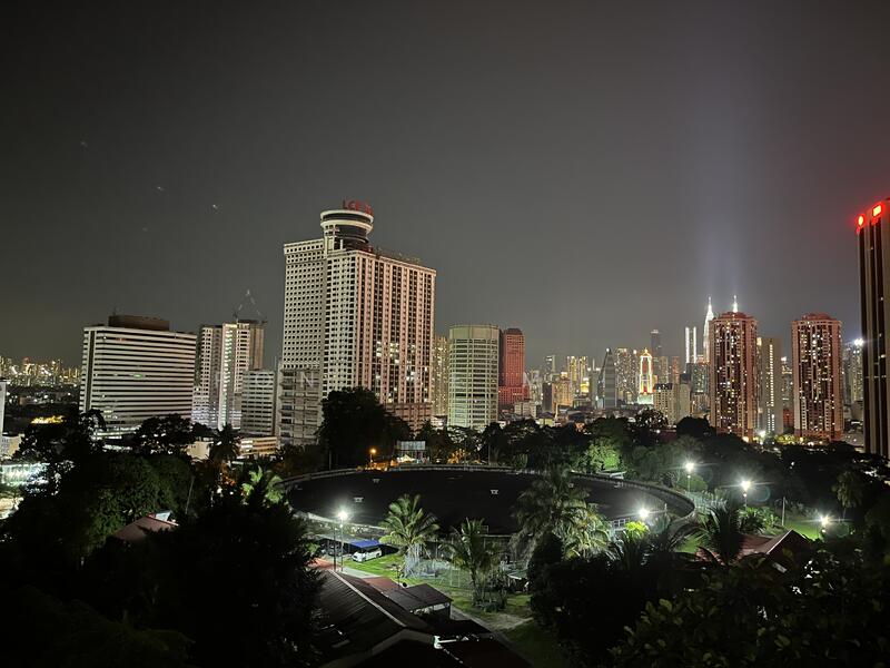 Balcony night view
