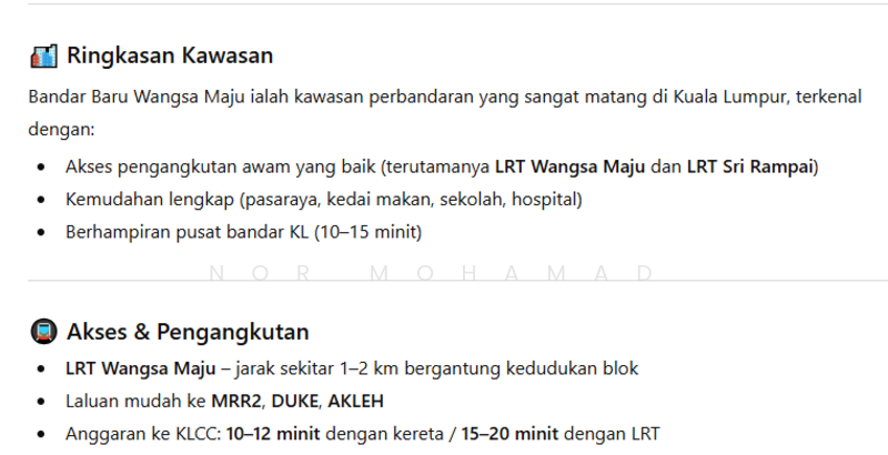 Untuk Dijual - Seksyen 2 Wangsa Maju Flat