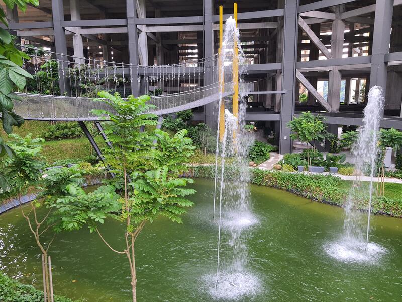 Landscaped Garden with Water Feature