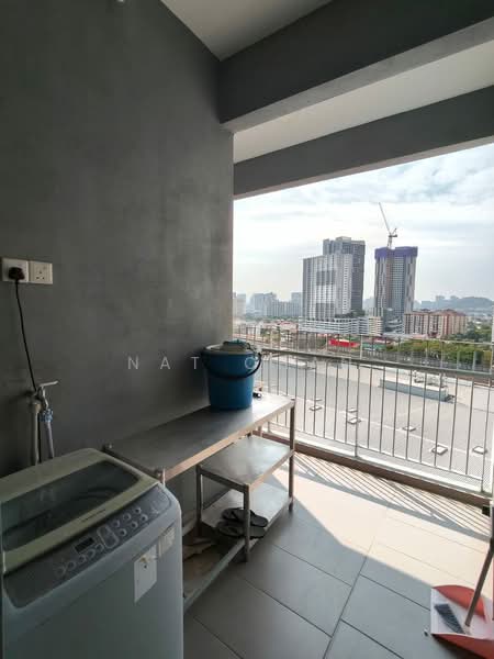 Service Residence for Rent at Fortune Centra - Nat Chan - Balcony - PropertyGuru.com.my