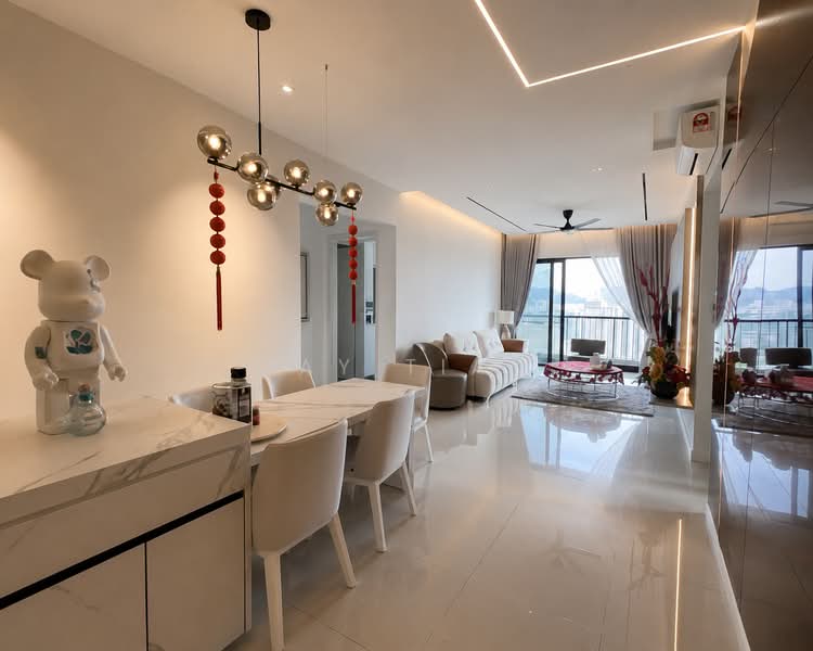 Service Residence for Sale at Duta Park Residences - Jay Tian - Living Room - PropertyGuru.com.my
