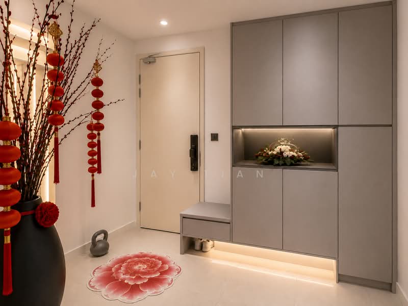 Service Residence for Sale at Duta Park Residences - Jay Tian - Main Entrance & Foyer - PropertyGuru.com.my