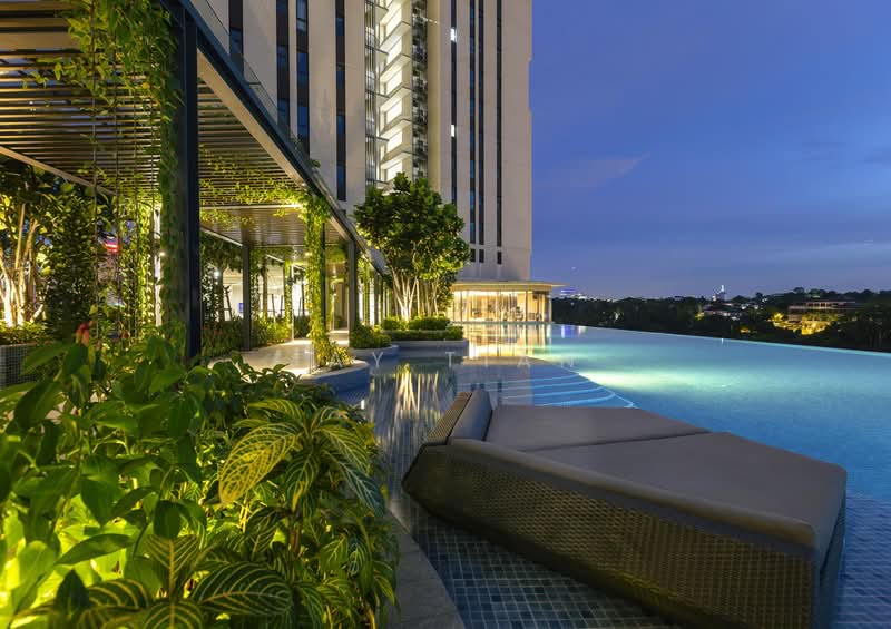 Service Residence for Sale at Duta Park Residences - Jay Tian - Nature Path & Pool - PropertyGuru.com.my