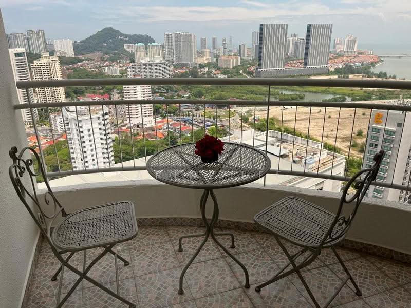 Kondominium untuk Disewa di Gurney Park Condominium - Carine Lee - Balcony - PropertyGuru.com.my