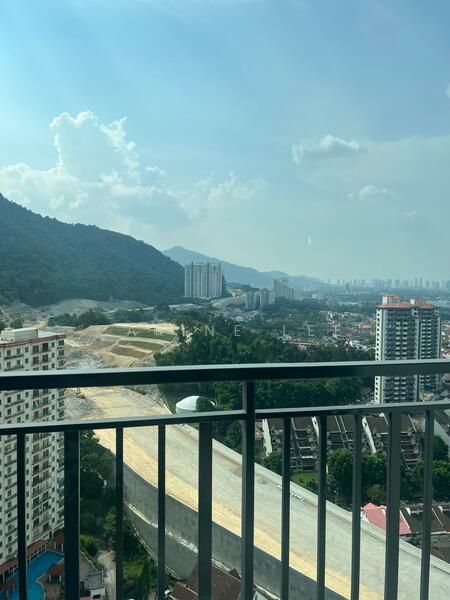 Condominium for Rent at IDEAL RESIDENCY - Carine Lee - Balcony - PropertyGuru.com.my