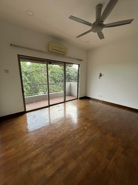 Master bedroom with balcony