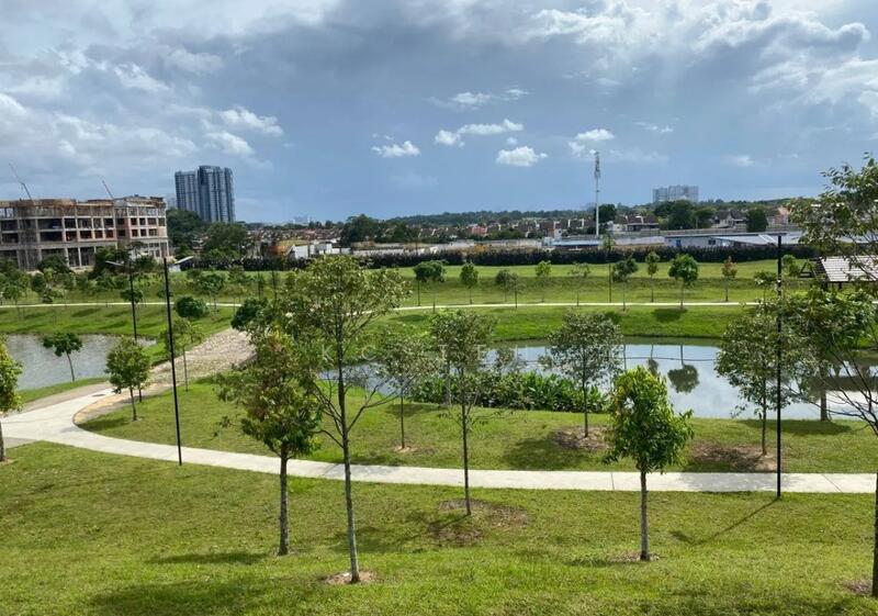 Lake in the compound