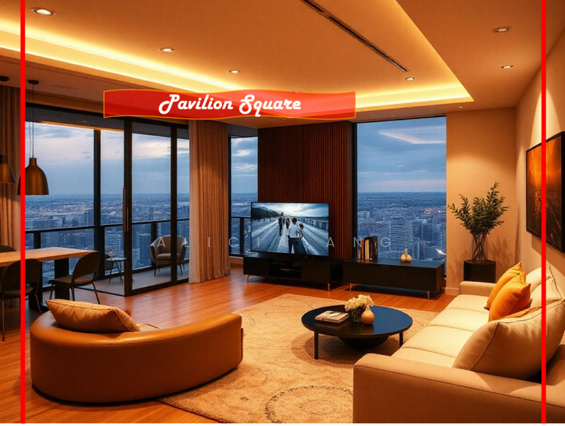 Service Residence for Sale at Pavilion Square - Alicia Ang - Living Room - PropertyGuru.com.my
